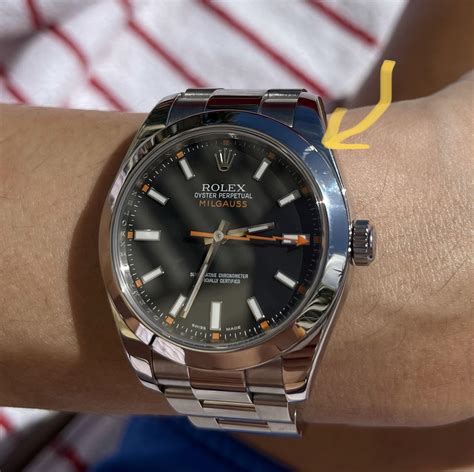 rolex milgauss bezel removal|Rolex Milgauss shield.